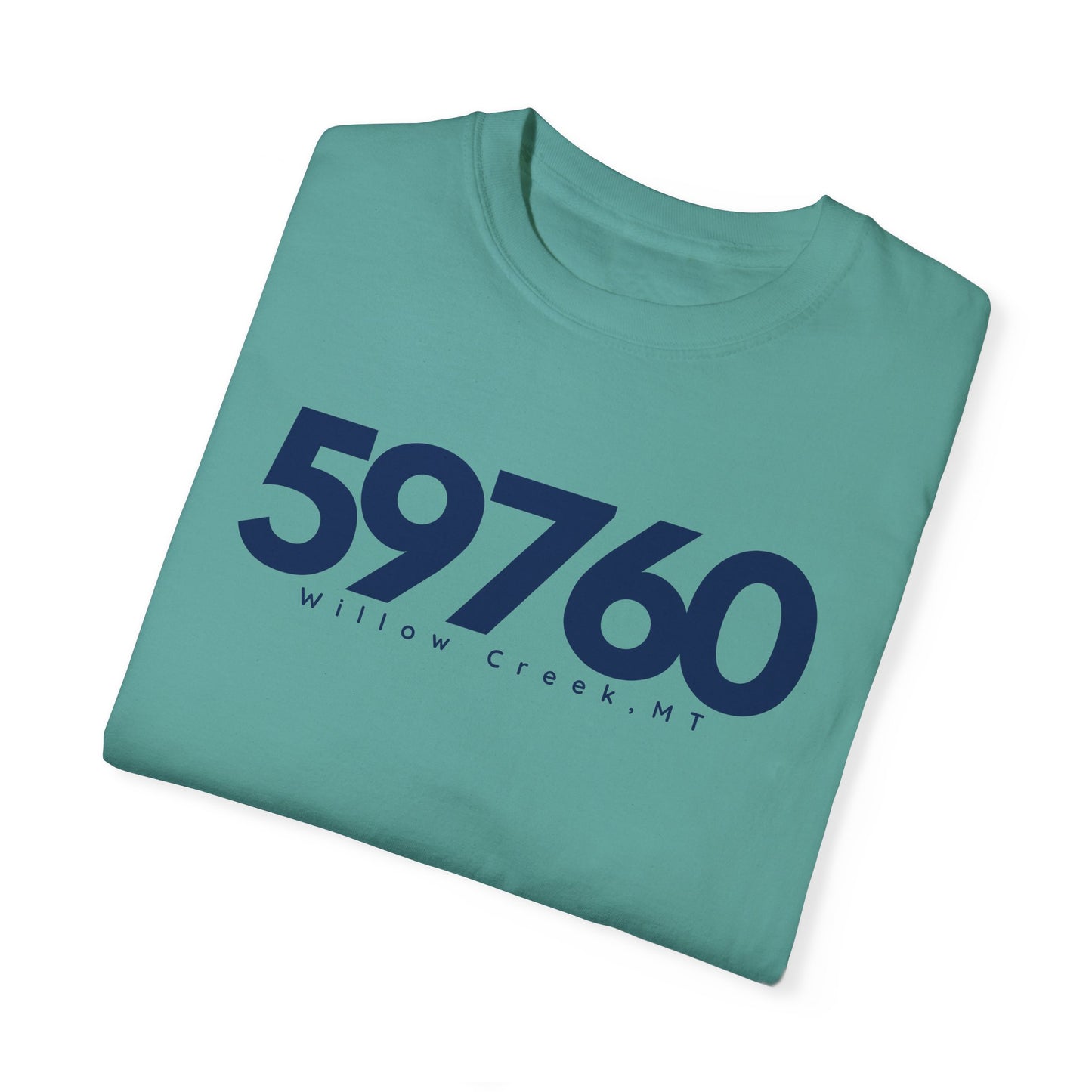 Willow Creek, MT Zipcode Tee (Navy)