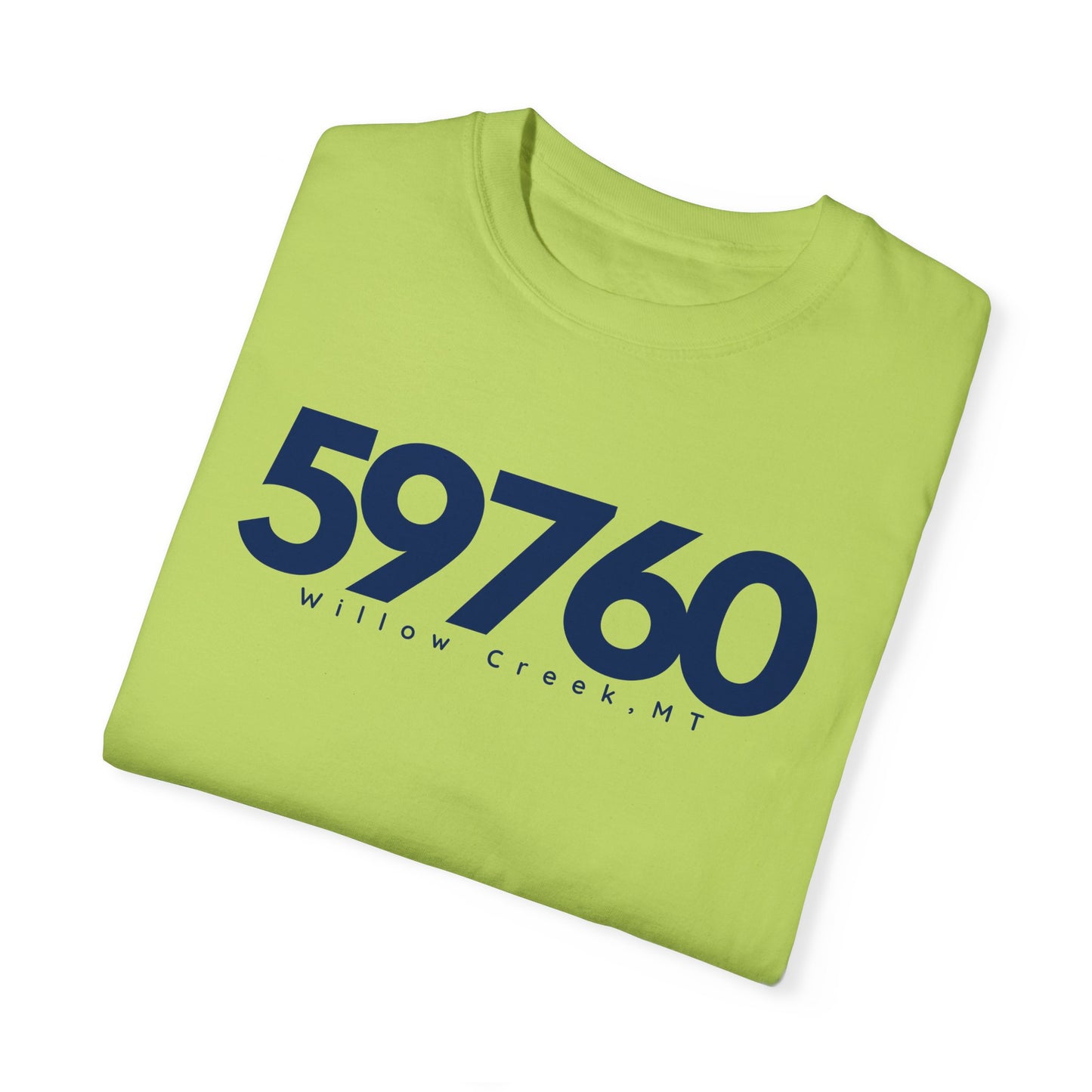 Willow Creek, MT Zipcode Tee (Navy)