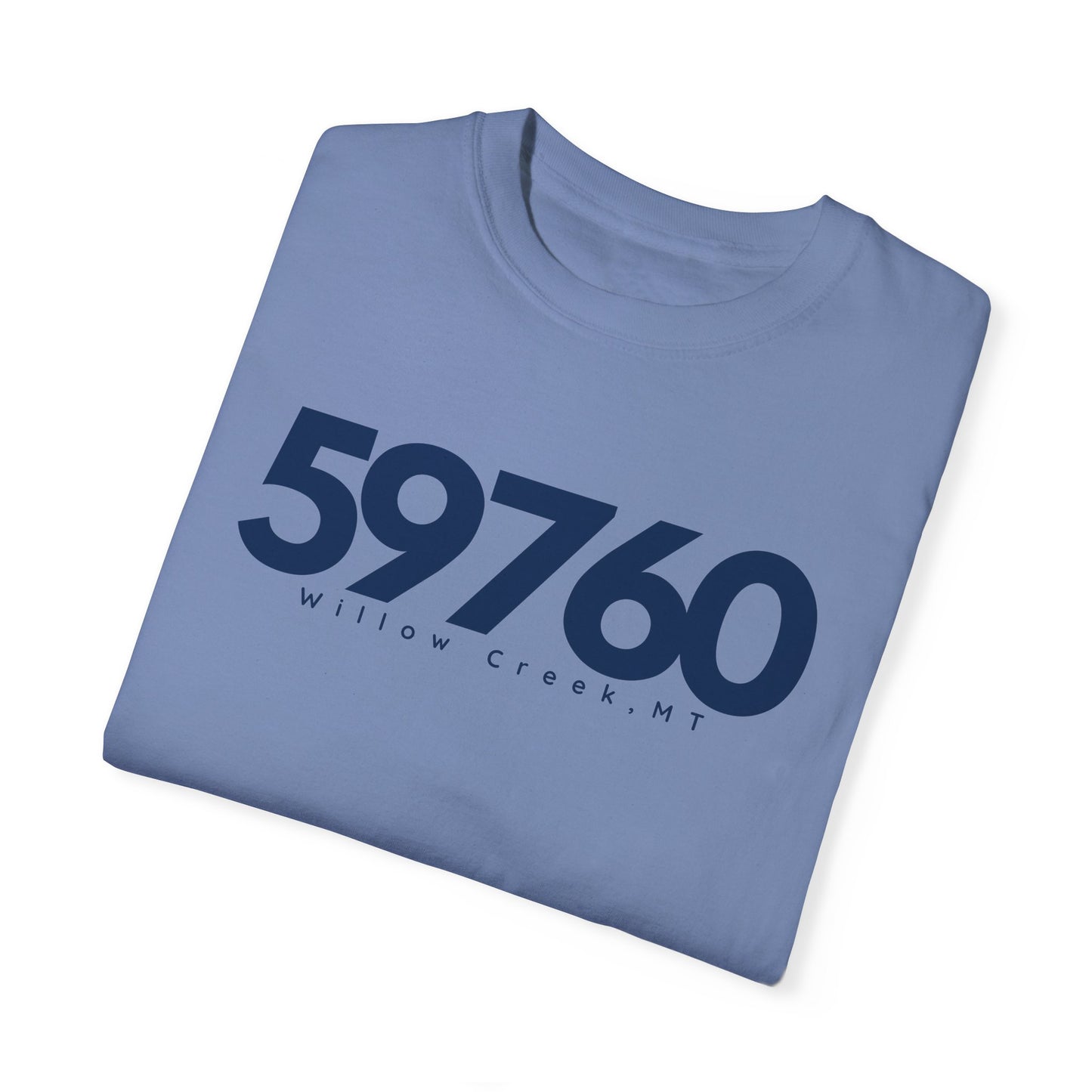 Willow Creek, MT Zipcode Tee (Navy)