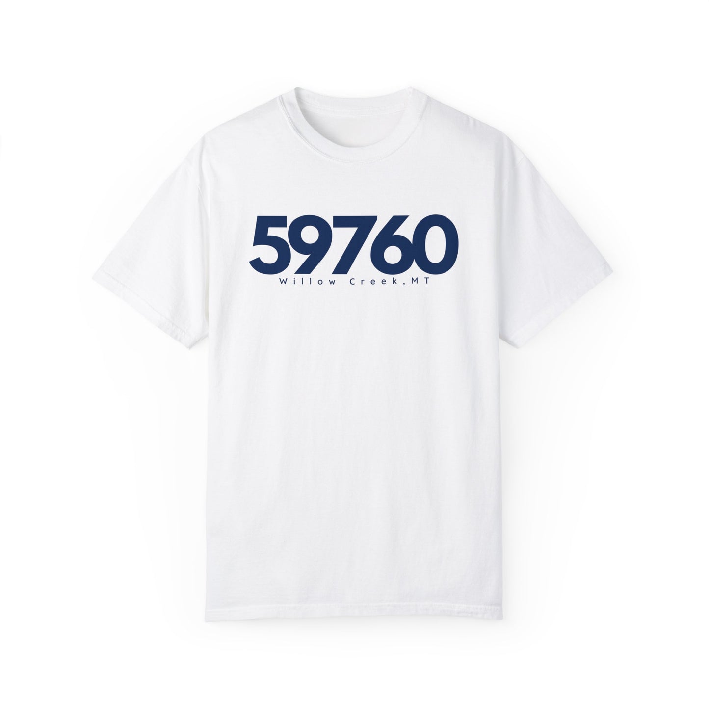 Willow Creek, MT Zipcode Tee (Navy)