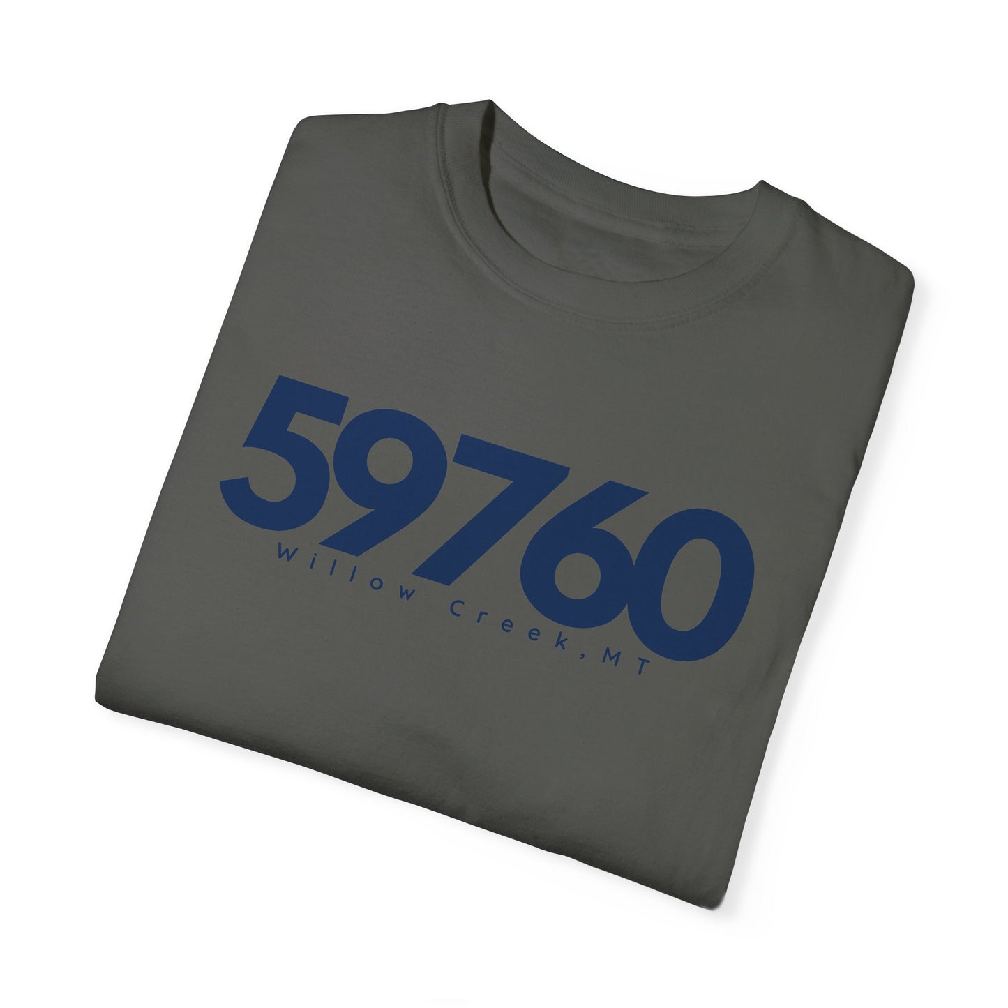 Willow Creek, MT Zipcode Tee (Navy)