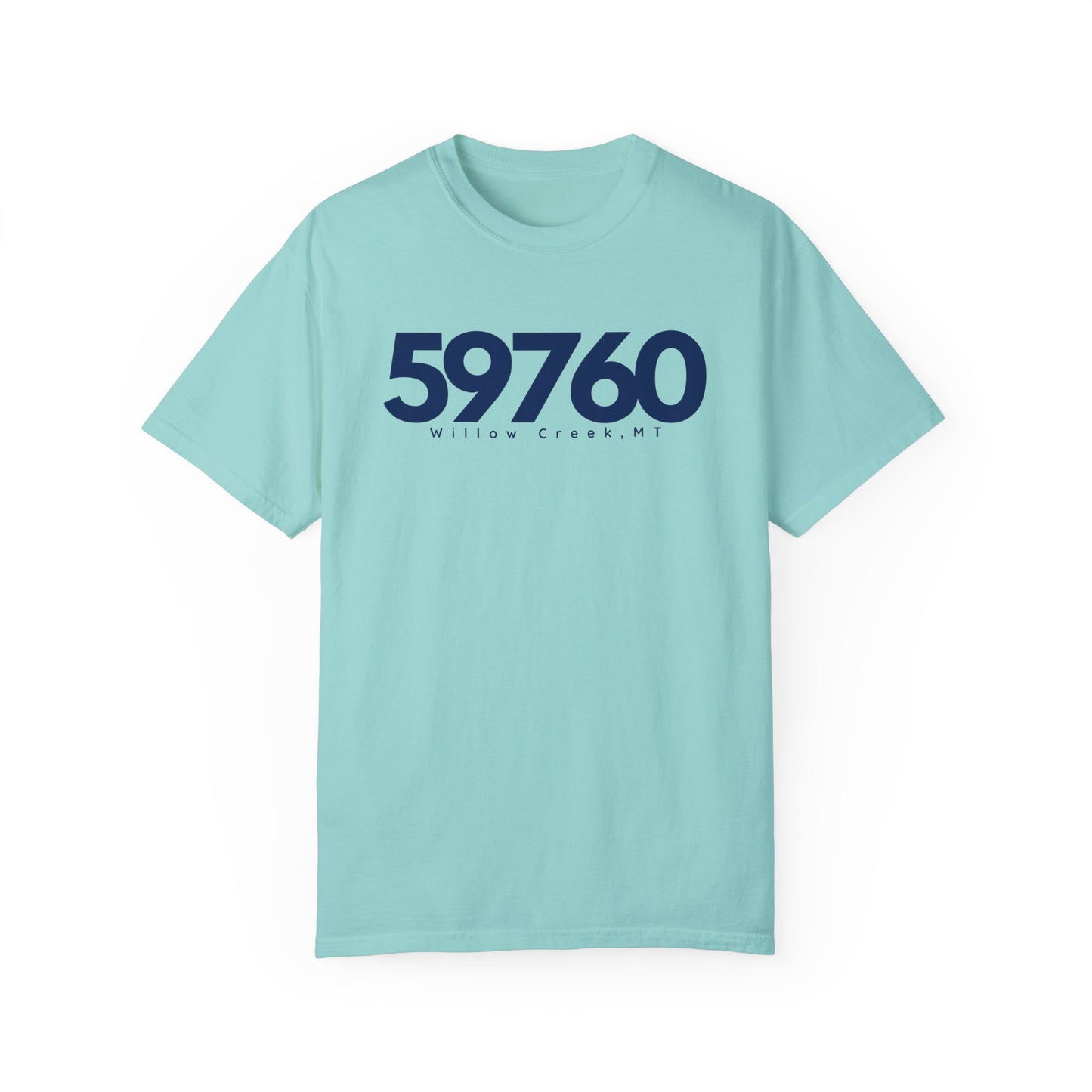 Willow Creek, MT Zipcode Tee (Navy)