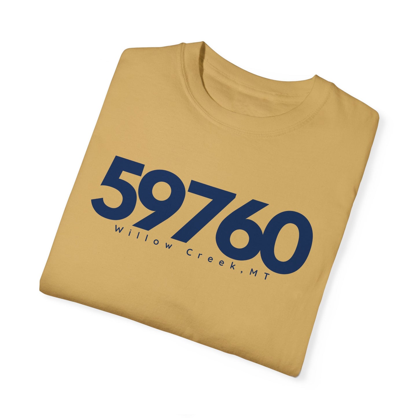 Willow Creek, MT Zipcode Tee (Navy)