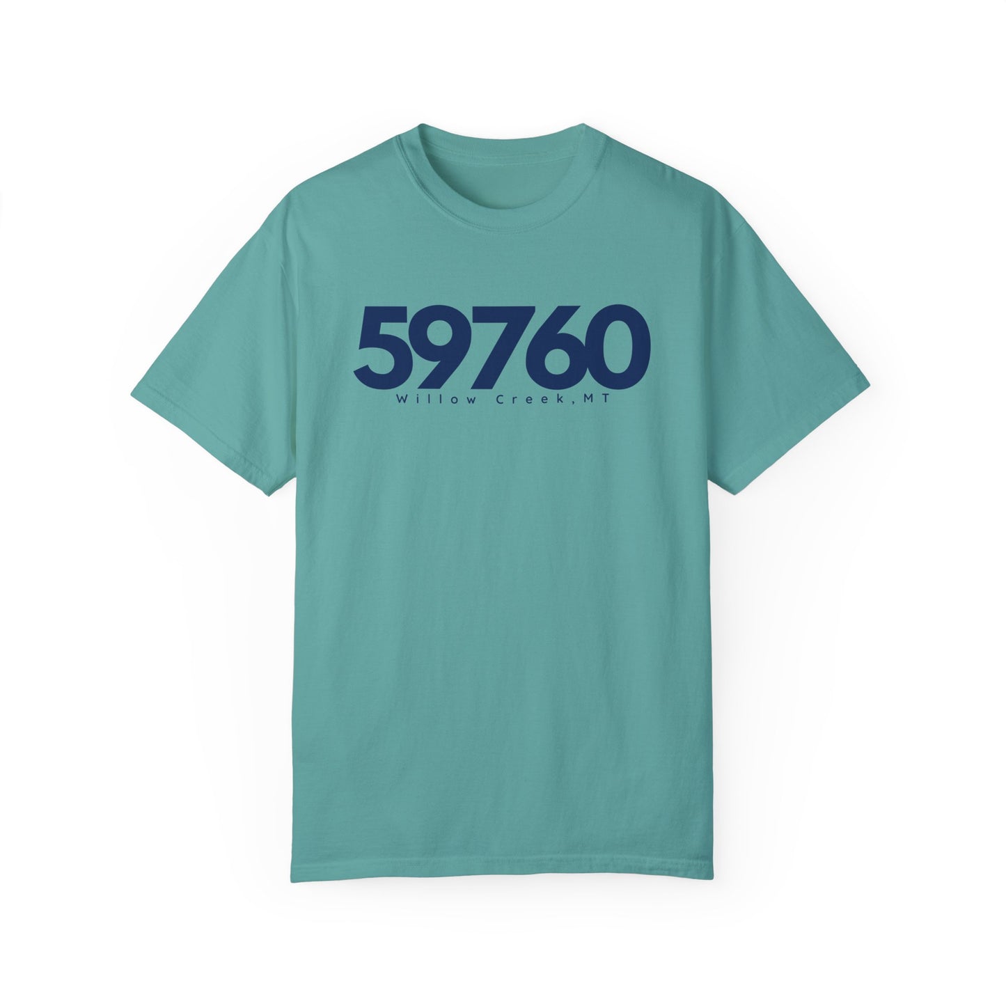 Willow Creek, MT Zipcode Tee (Navy)