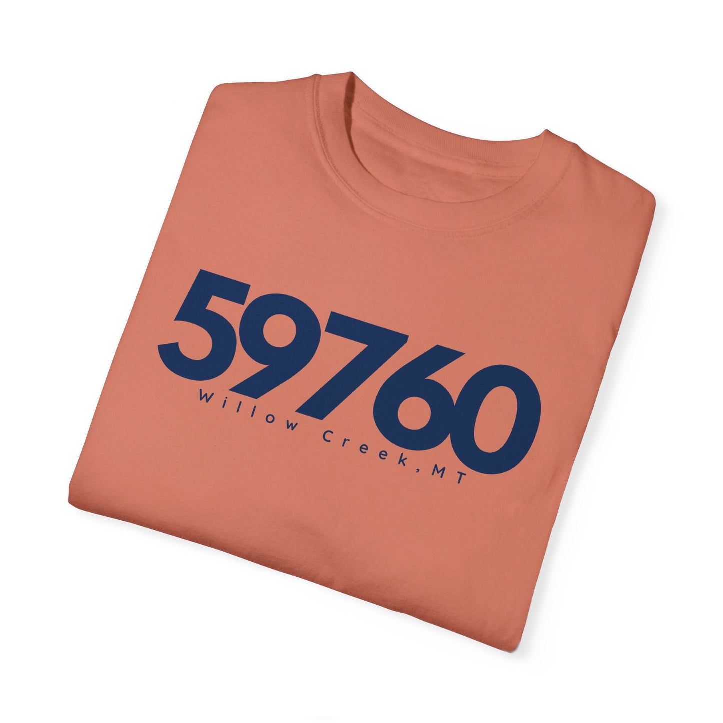 Willow Creek, MT Zipcode Tee (Navy)