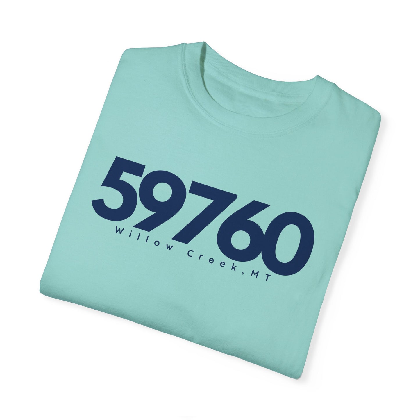 Willow Creek, MT Zipcode Tee (Navy)