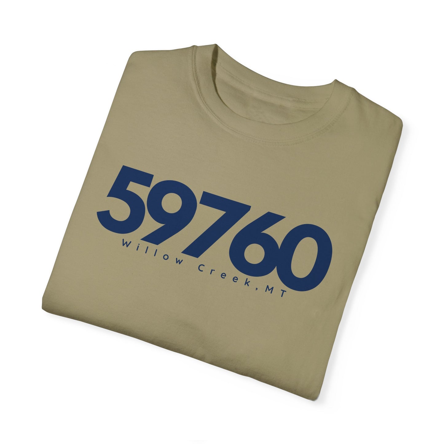 Willow Creek, MT Zipcode Tee (Navy)