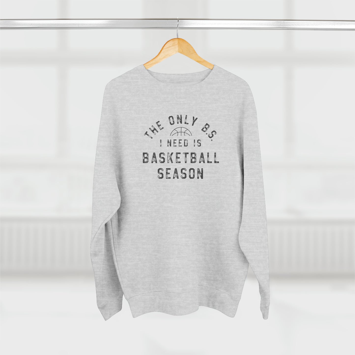Basketball Season- Unisex Premium Crewneck Sweatshirt