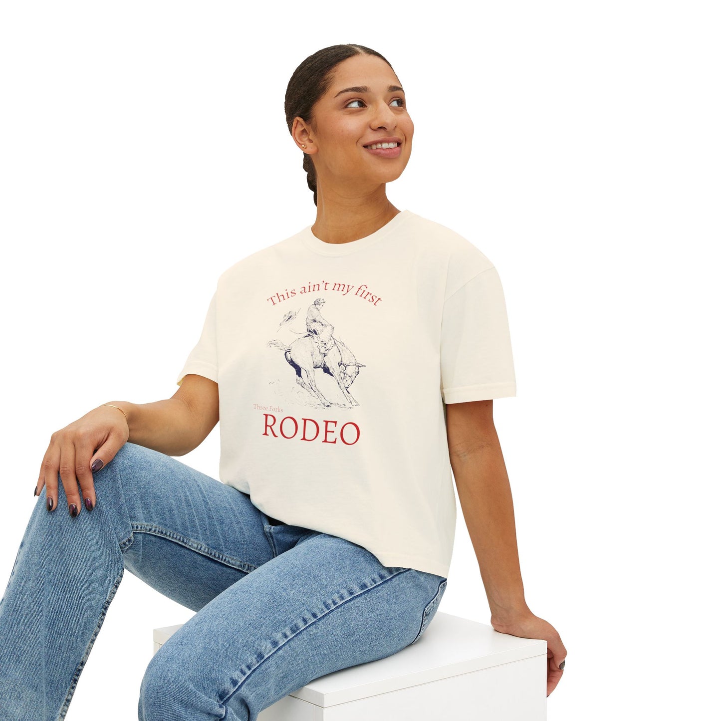 Ain' My First TF Rodeo- CROP TEE