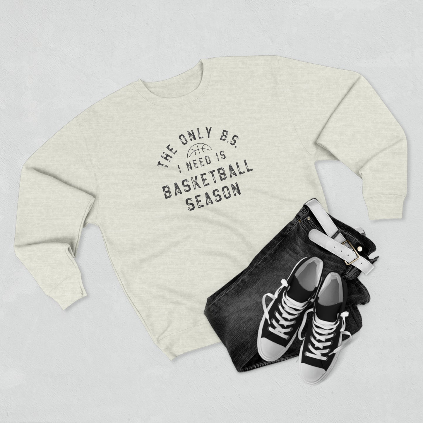 Basketball Season- Unisex Premium Crewneck Sweatshirt