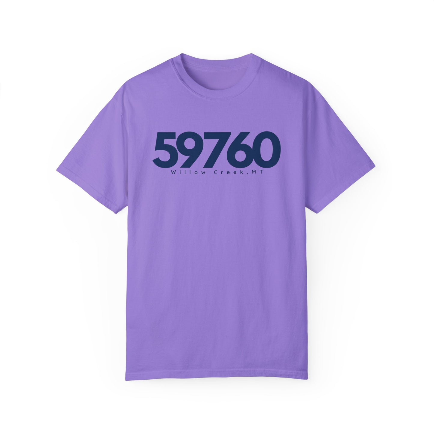 Willow Creek, MT Zipcode Tee (Navy)