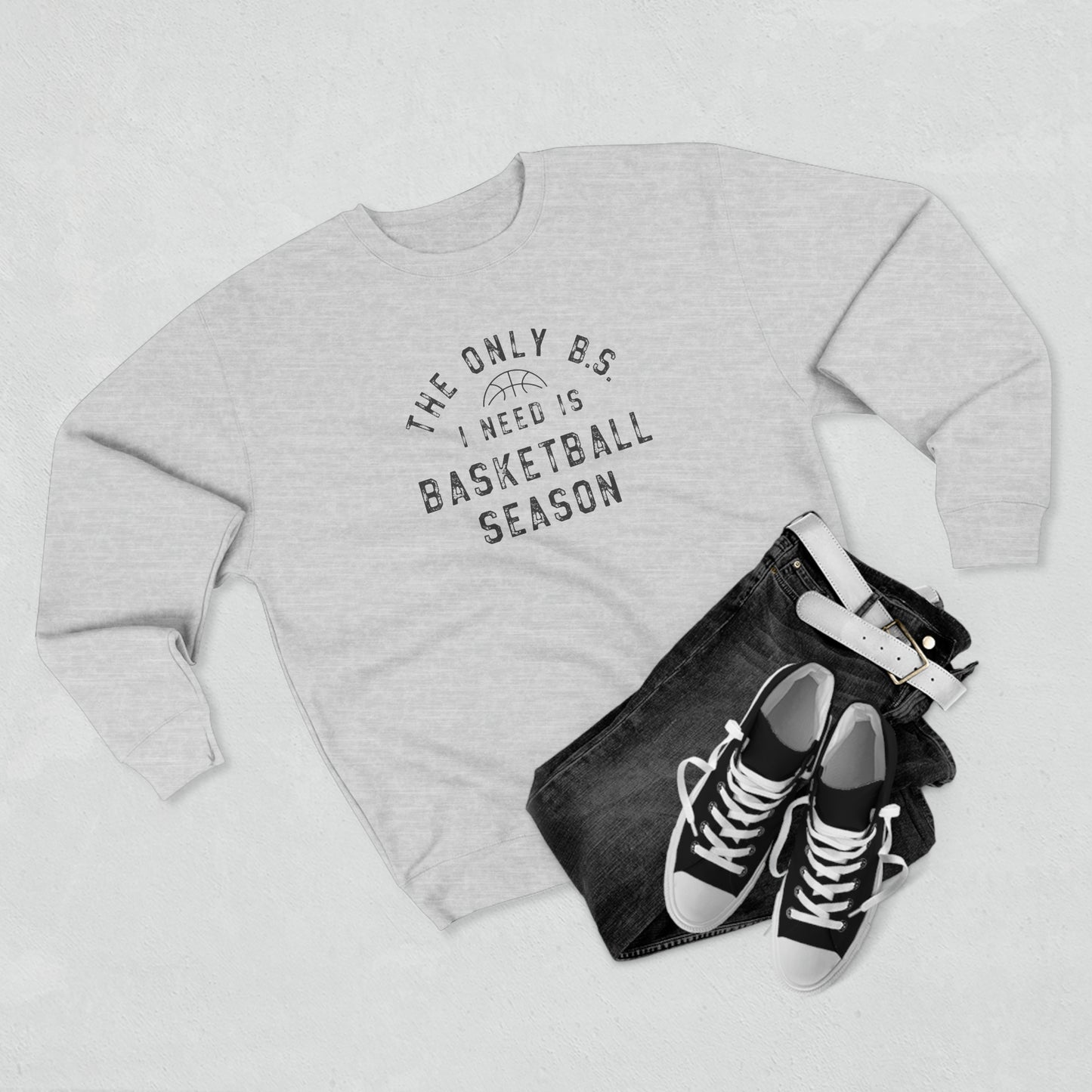 Basketball Season- Unisex Premium Crewneck Sweatshirt