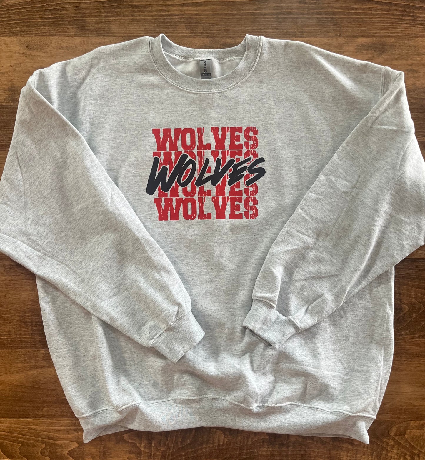 Wolves Repeat Ash Grey Crew