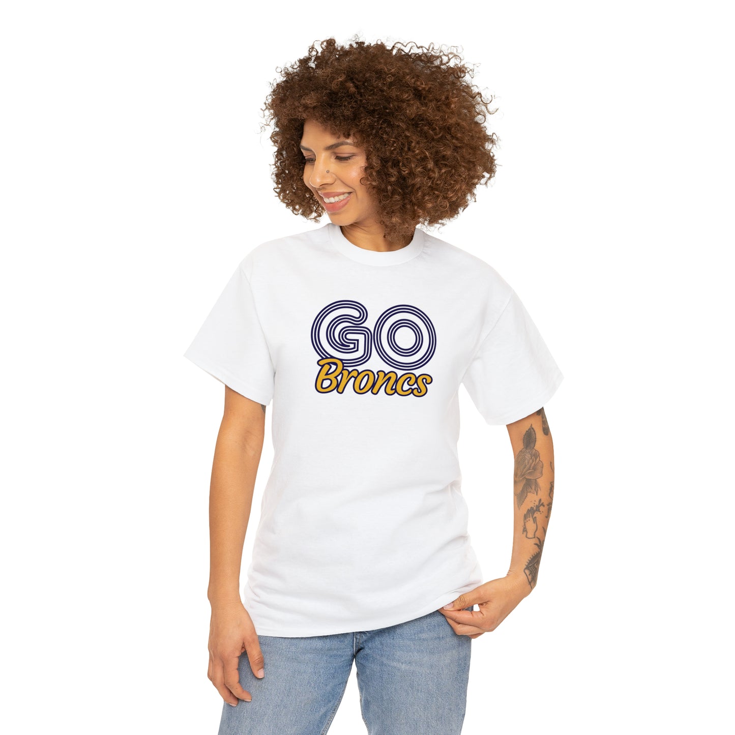 GO Broncs-Unisex Heavy Cotton Tee