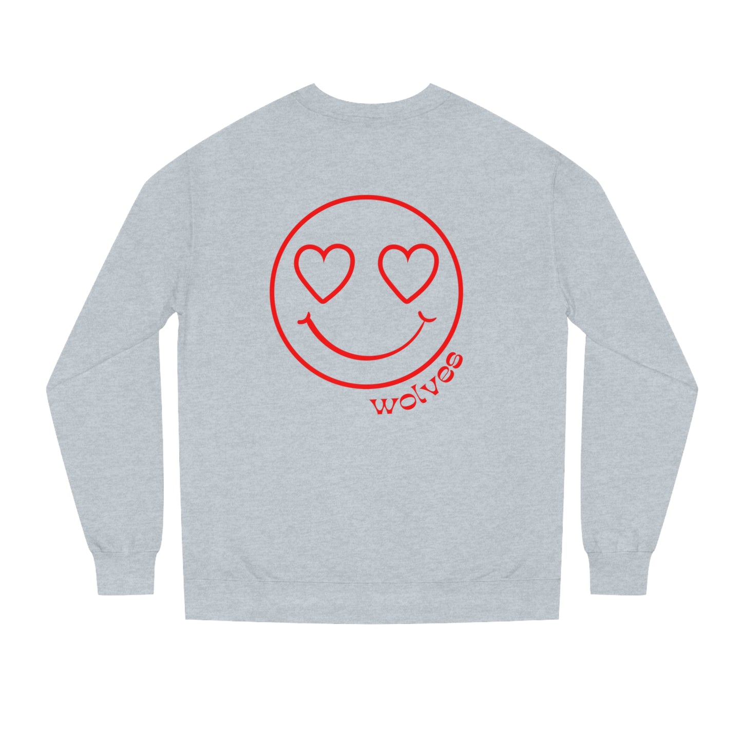 Wolves Smiley- Unisex Crew Neck Sweatshirt