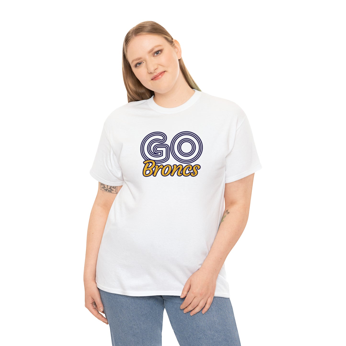 GO Broncs-Unisex Heavy Cotton Tee