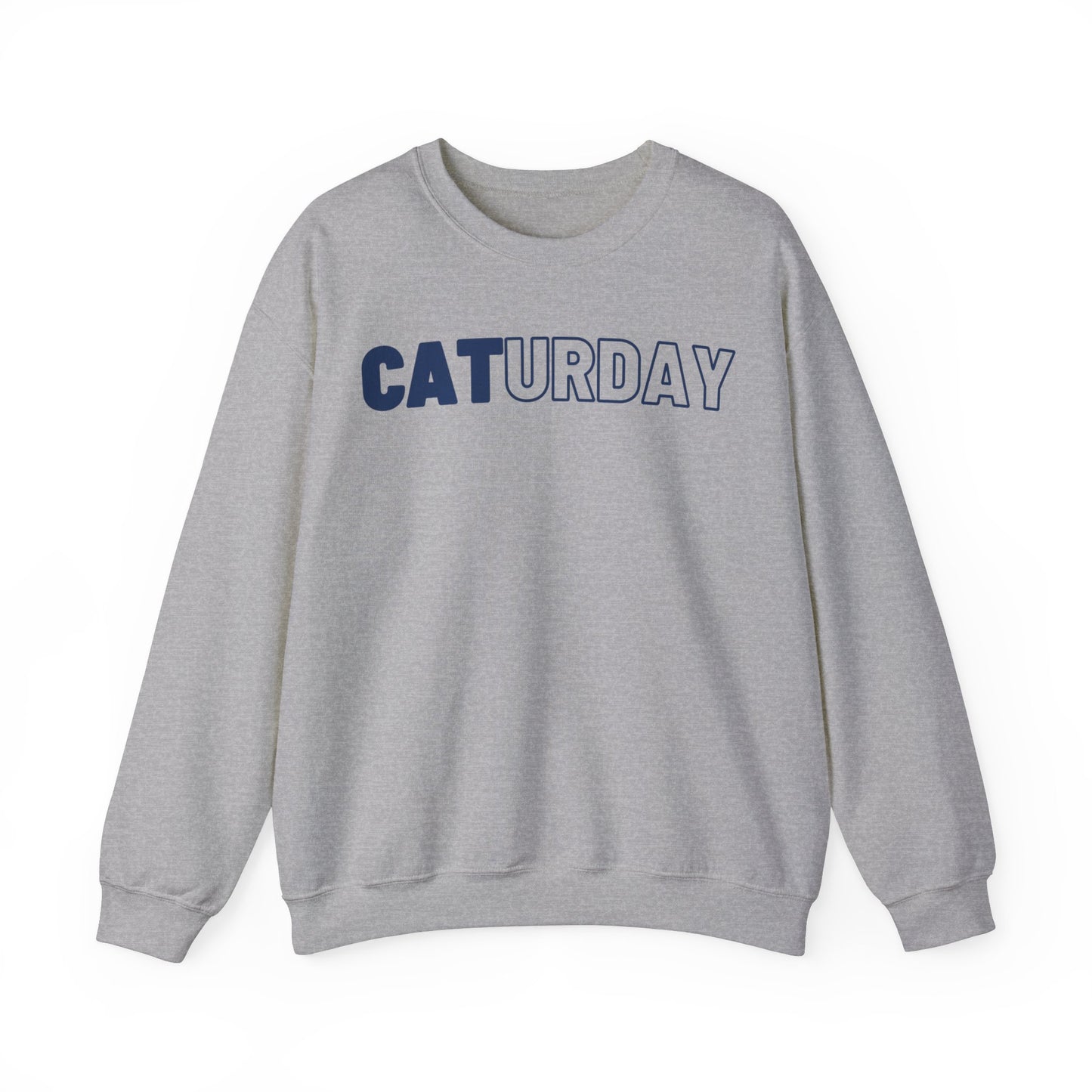 Navy CATURDAY-Unisex Heavy Blend™ Crewneck Sweatshirt