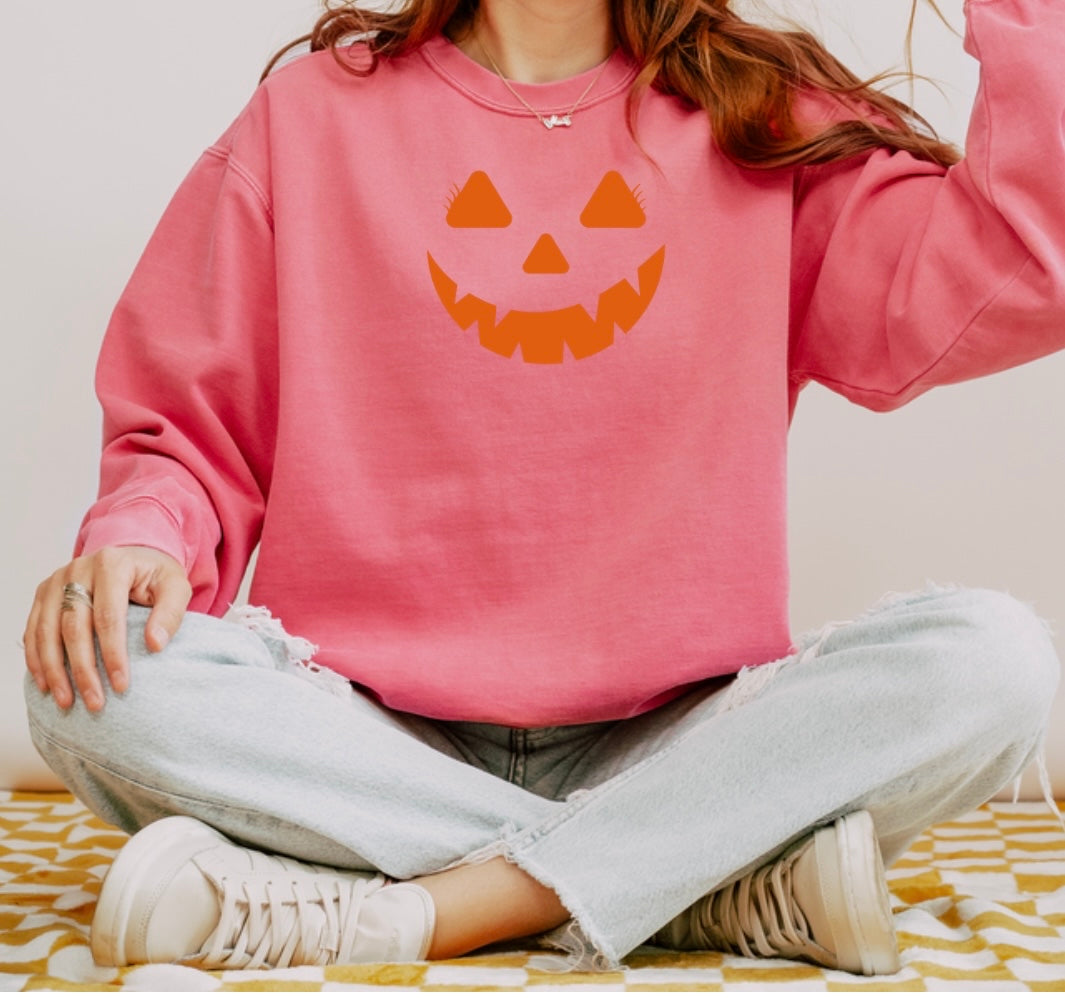 Jack O Lantern Garment-Dyed Sweatshirt