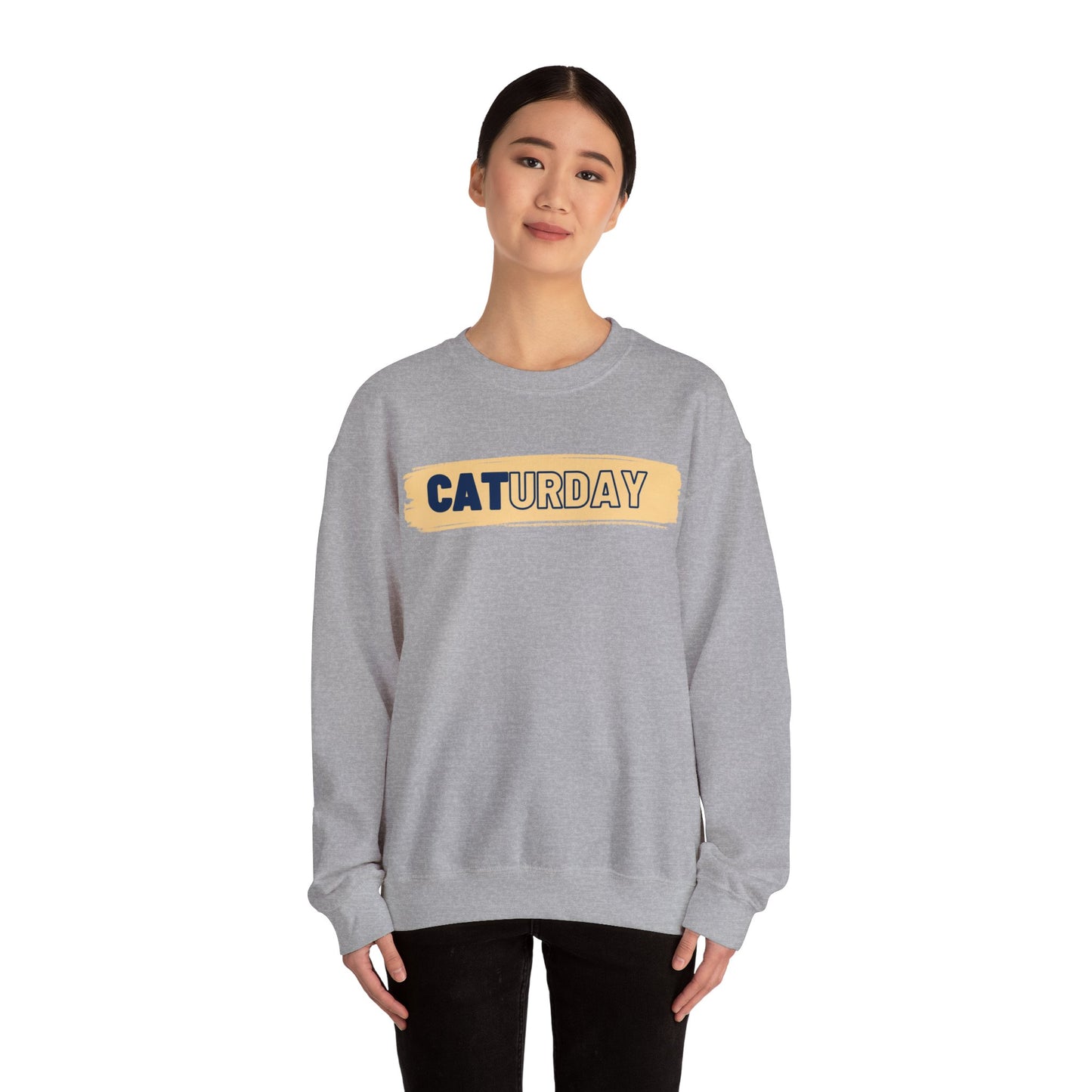 CATURDAY-Unisex Heavy Blend™ Crewneck Sweatshirt