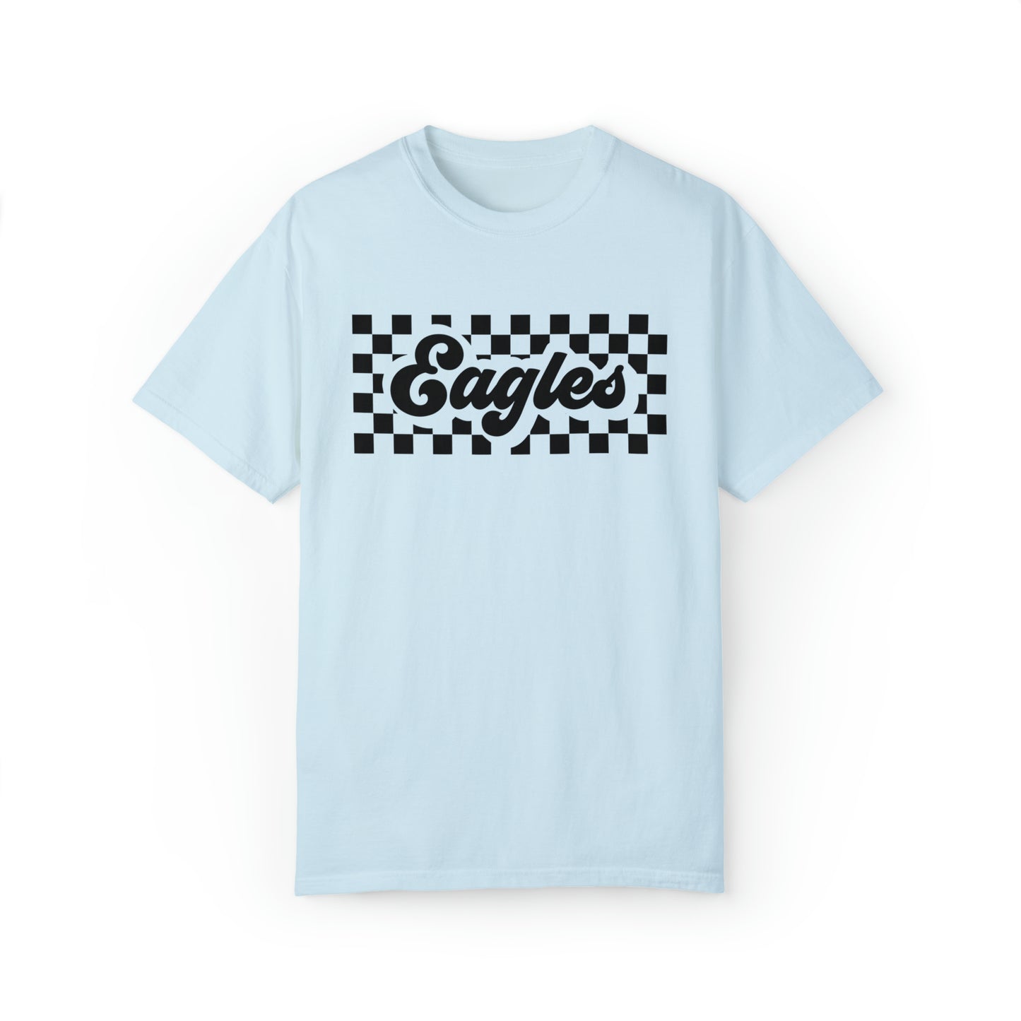 Eagles Checkered-Unisex Garment-Dyed T-shirt