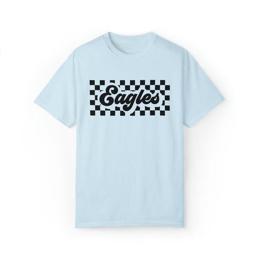 Eagles Checkered-Unisex Garment-Dyed T-shirt