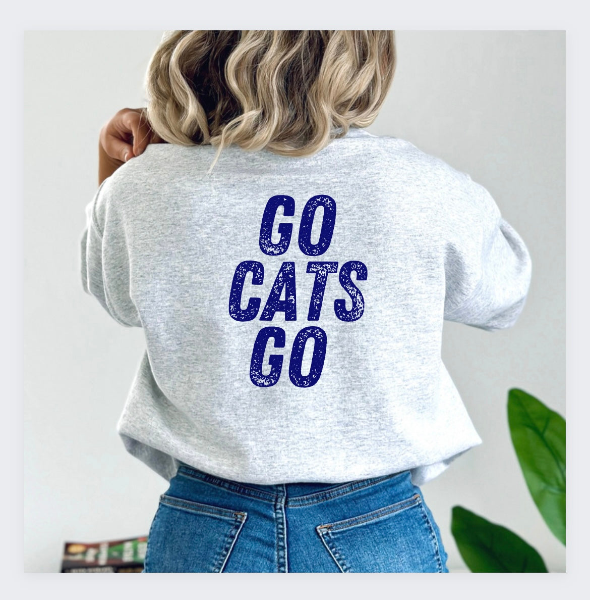 ESG- GO CATS GO Crewneck