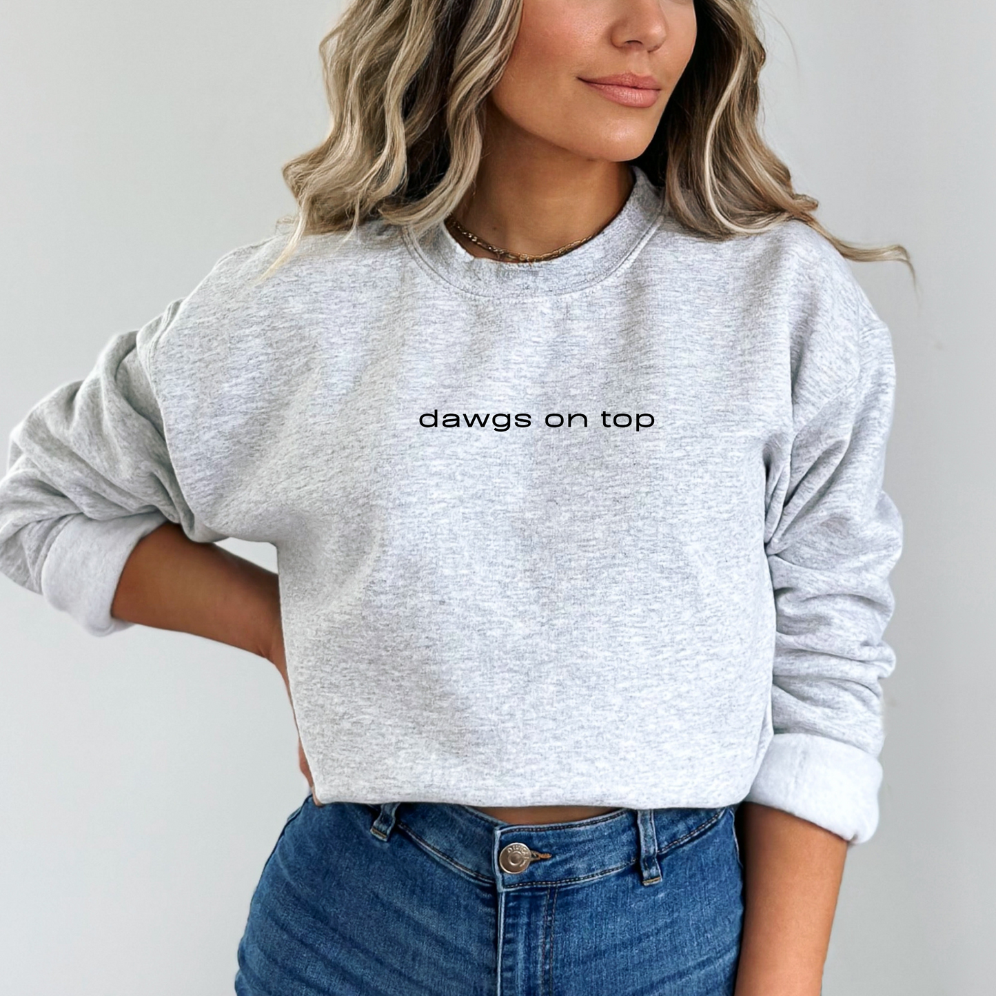 dawgs on top-Crewneck Sweatshirt (Unisex)