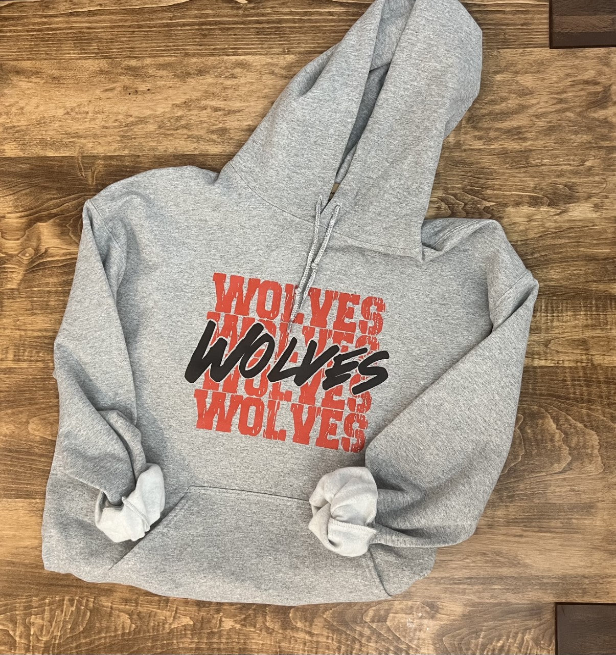 Wolves Repeat Hooded Sweatshirt